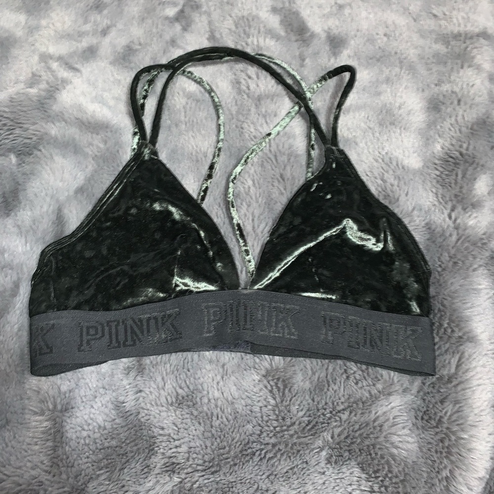 Velvet PINK bralette
